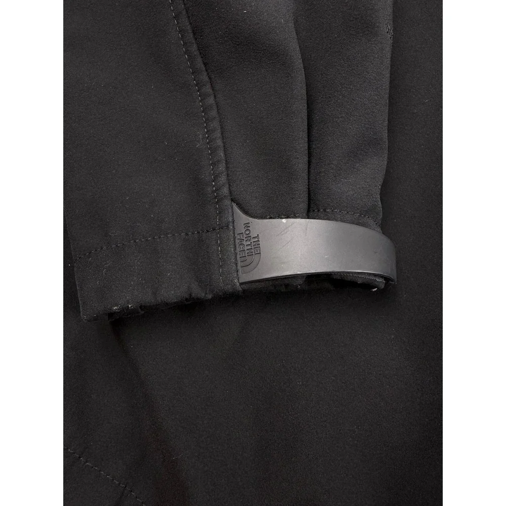 The North Face WindWall Softshell Jacket Mens XXL Black Fleece Lined Full Zip